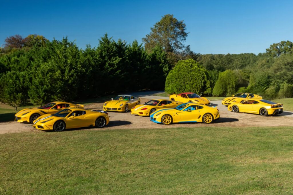 Coleção de 50 Ferrari vendida por R$ 660 milhões após morte do dono