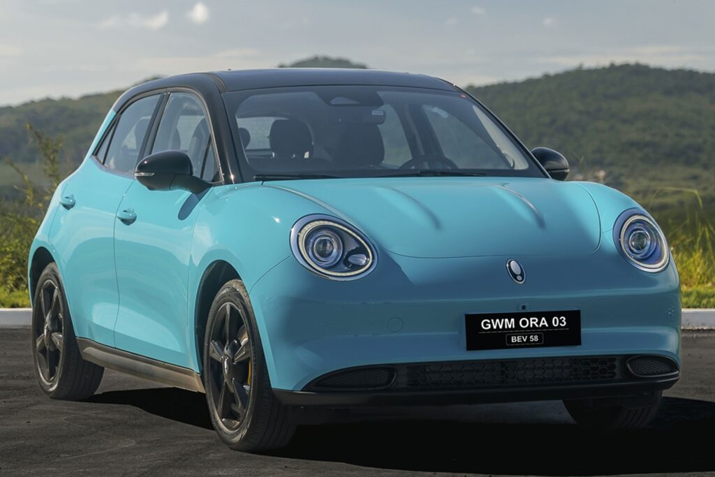 GWM Ora 03 BEV58 é versão única do elétrico em 2027