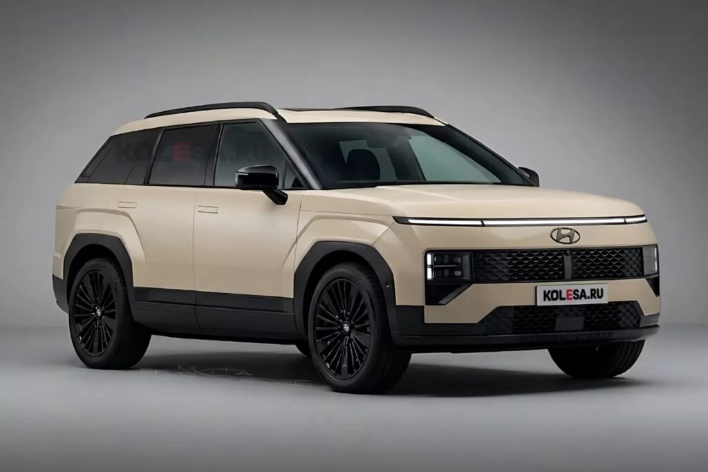 Hyundai Tucson terá visual de Santa Fe e híbrido de 300 cv