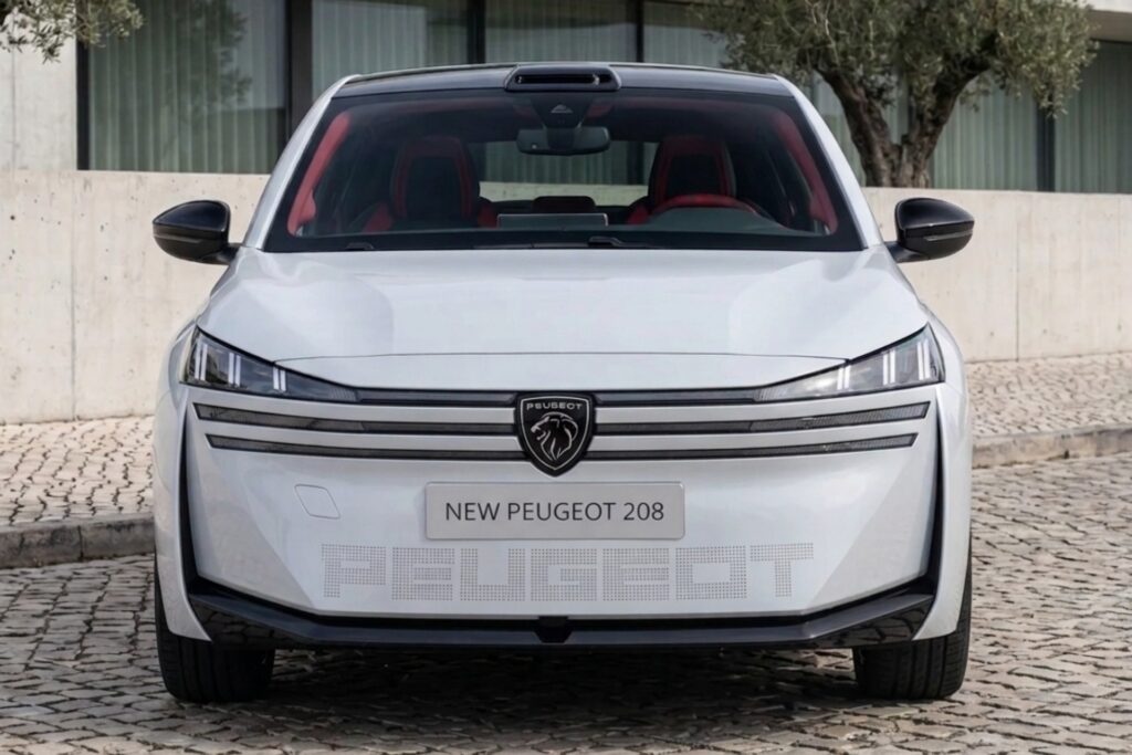 Peugeot 208 2027 tem design retrô e motor chinês