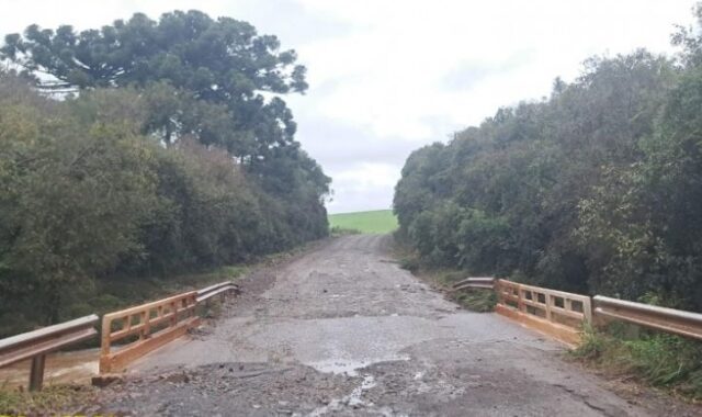 BR-470: tráfego liberado na ponte sobre o Arroio Floriano