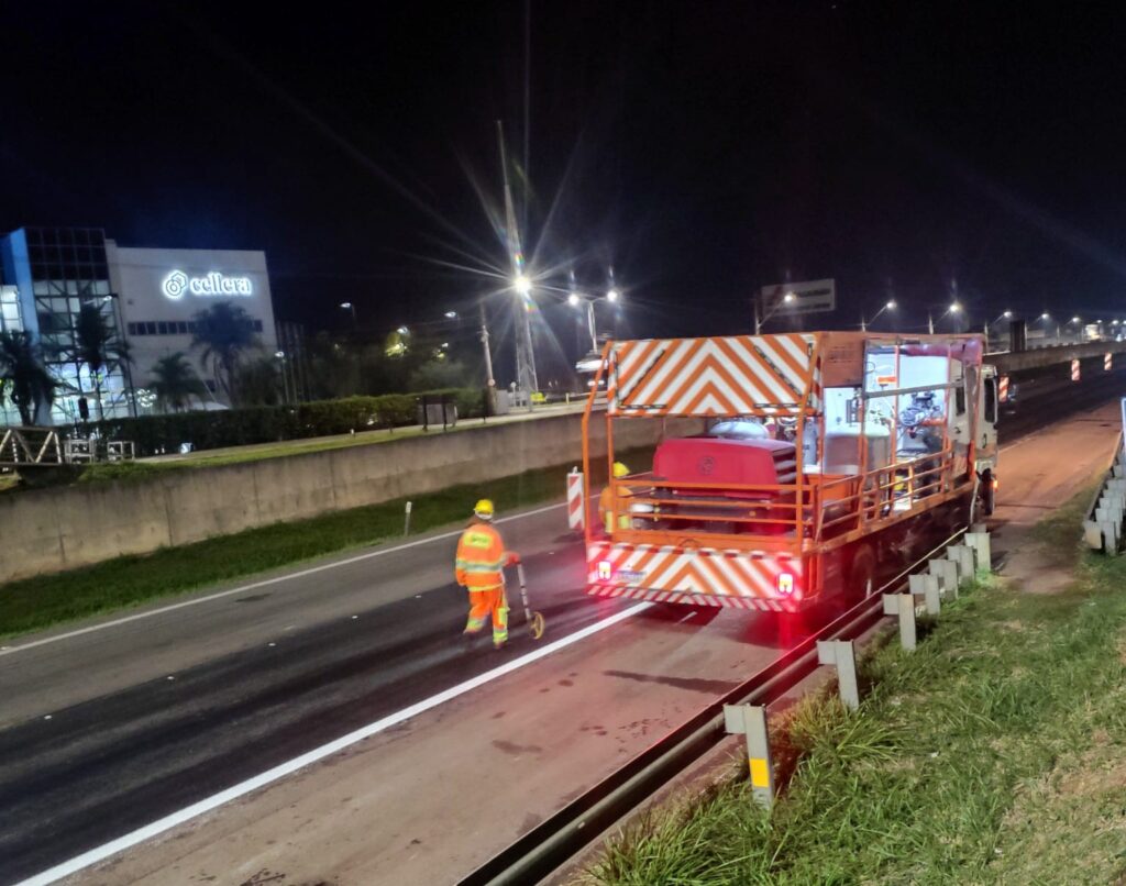 Recapeamento da SP-075 entre Campinas e Itu é iniciado
