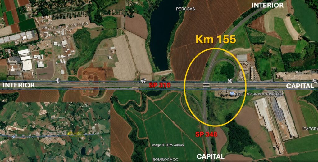 Obras de ampliação de viaduto alteram tráfego na SP-310 em Cordeirópolis