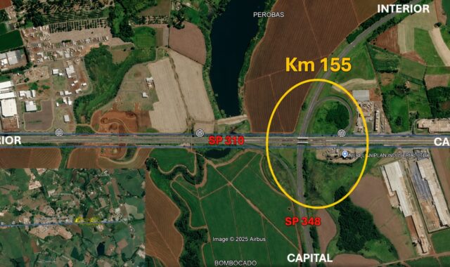 Obras de ampliação de viaduto alteram tráfego na SP-310 em Cordeirópolis