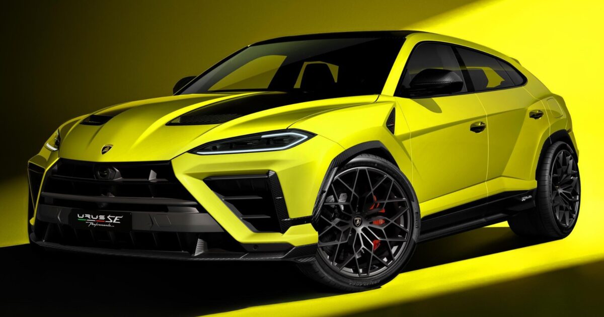 Lamborghini Urus SE Performante: híbrido de 812 cv e 312 km/h