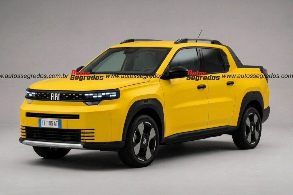 Nova Fiat Strada 2025 troca base do Mobi pelo Argo para rivalizar com Tukan