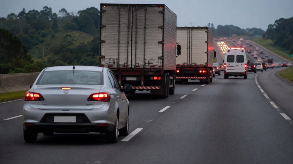 Engavetamento na SP-340: como evitar colisões traseiras