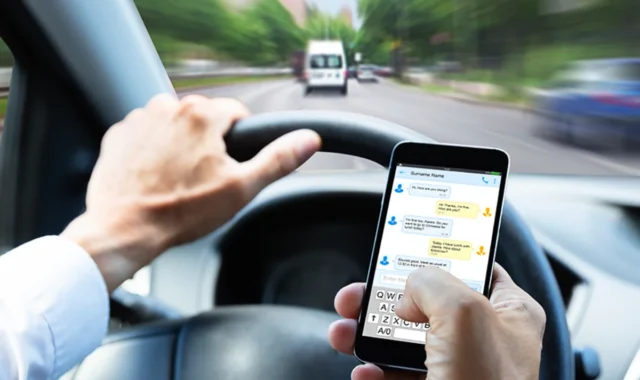 Polícia alerta sobre perigo de usar celular ao volante