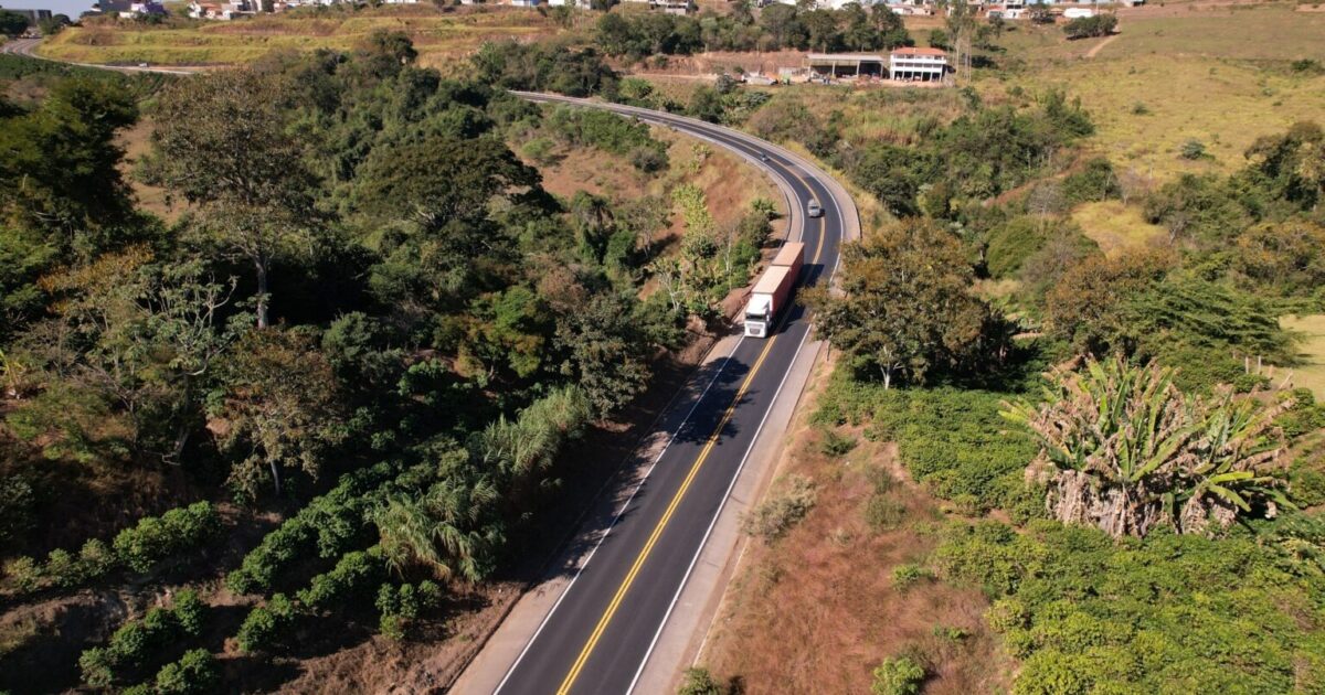 Poda na BR-146 em Guaxupé requer atenção dos motoristas