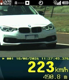 BMW a 223 km/h na BR-163: PRF flagra excesso em Quatro Pontes