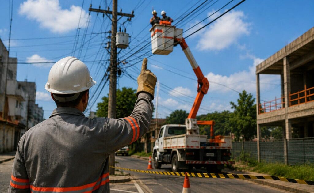 Acidentes com rede elétrica atingem quase duas pessoas por dia