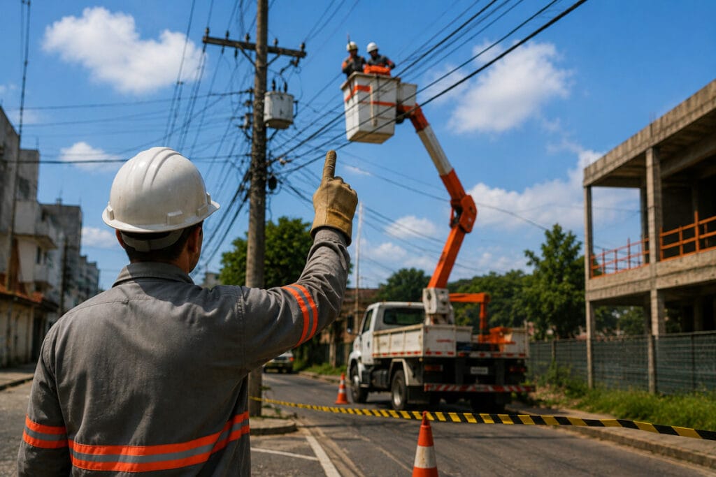 Acidentes com rede elétrica atingem quase duas pessoas por dia