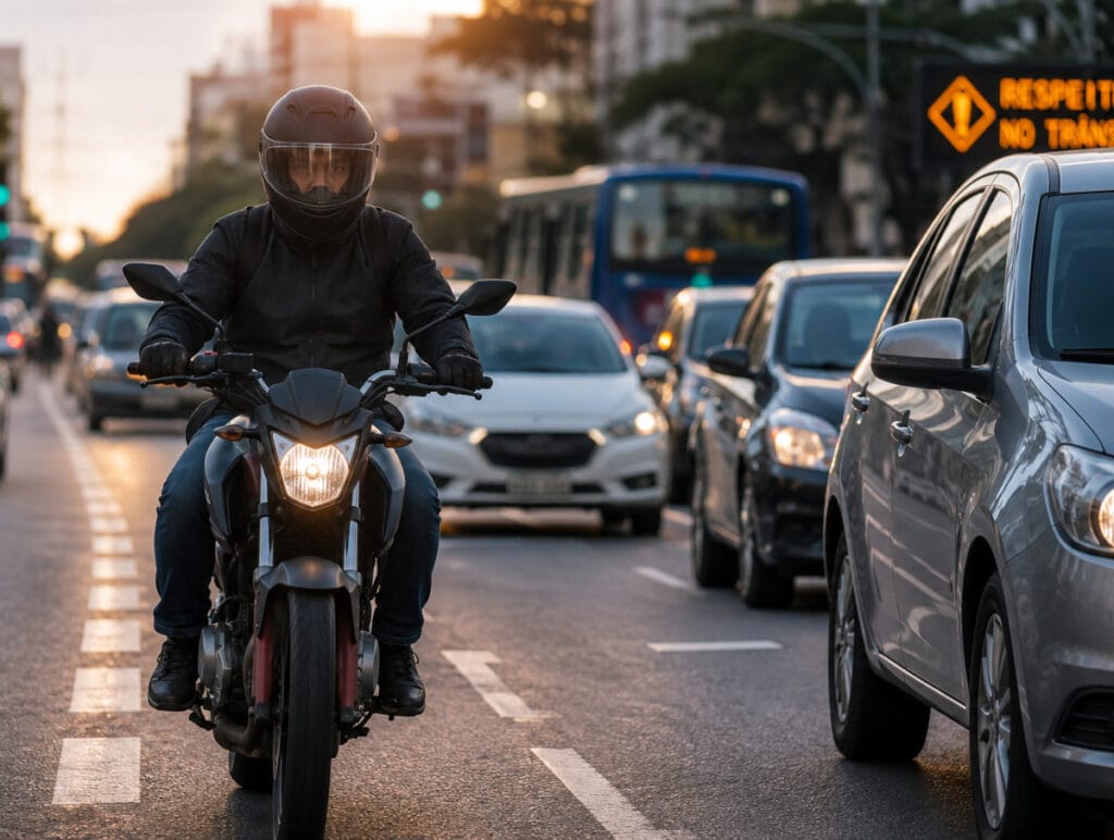 Acidentes com motos em SP sobem quase 20% em 2024