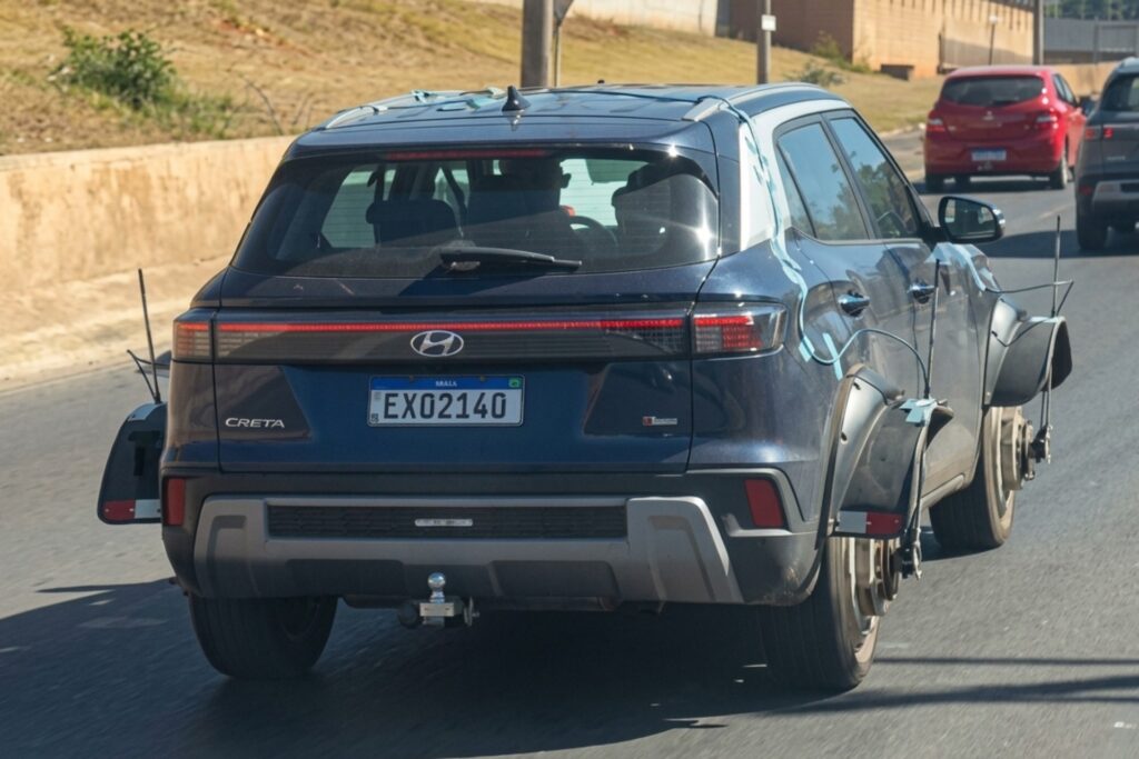Novo Hyundai Creta é flagrado testando truque inusitado no Brasil