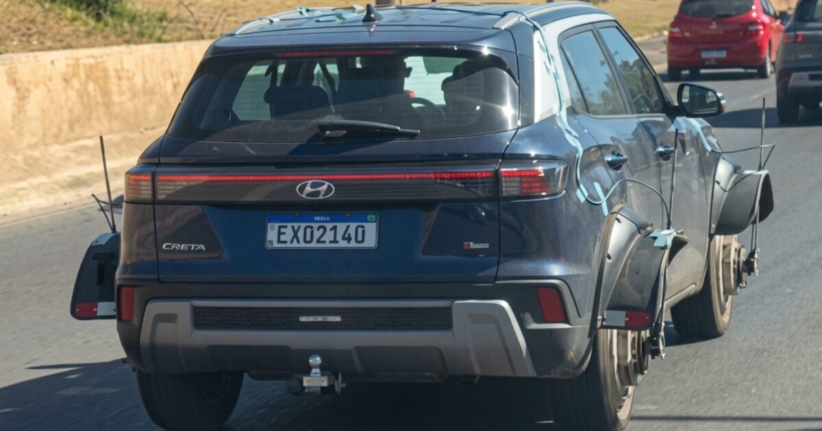 Novo Hyundai Creta é flagrado testando truque inusitado no Brasil