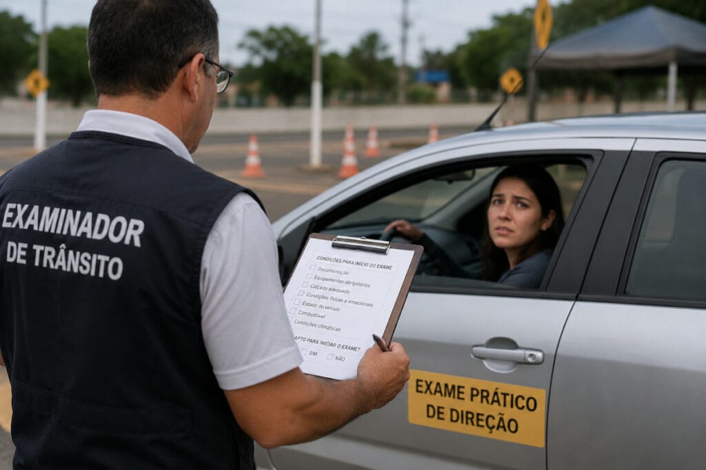7 impedimentos para o início da prova prática da CNH