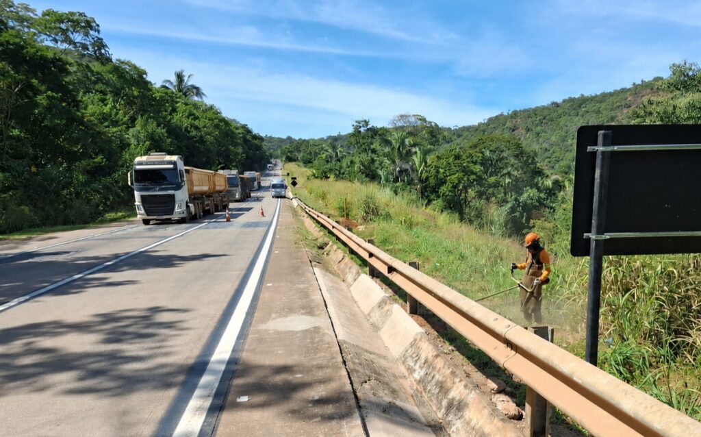 Interdição na BR-364 em Mato Grosso: obras na Serra de São Vicente alteram tráfego