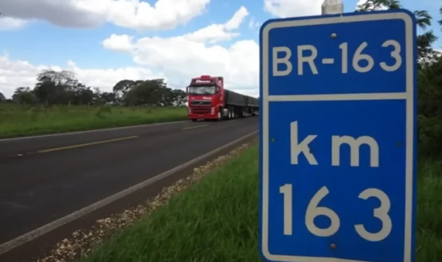 Obras nas BR-163 e BR-230 afetam trânsito esta semana