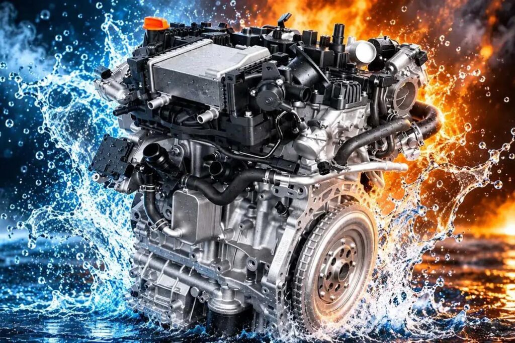 Renault e Geely criam motor à prova d'água